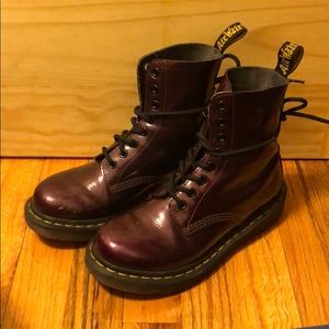 Eggplant Dr. Martens